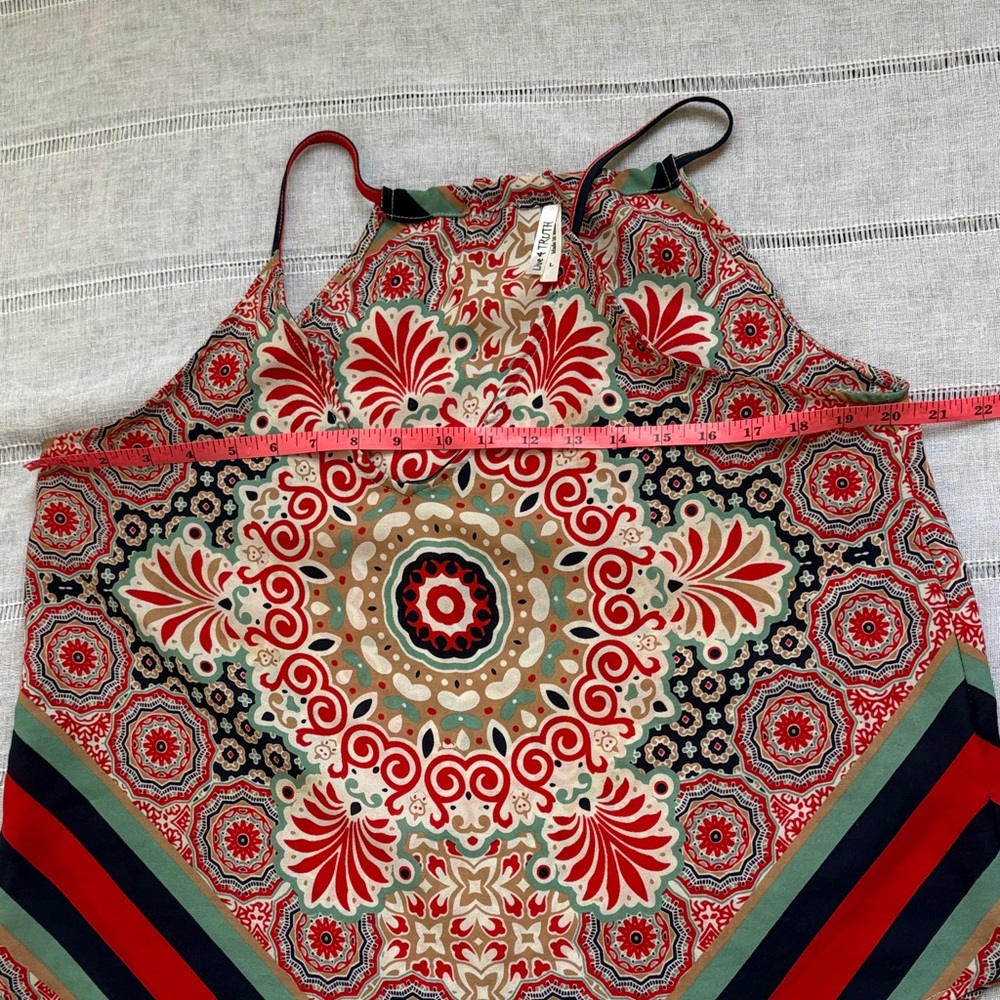 Live 4 Truth Multicolor Mandala Handkerchief Tank Top - Picture 7 of 13